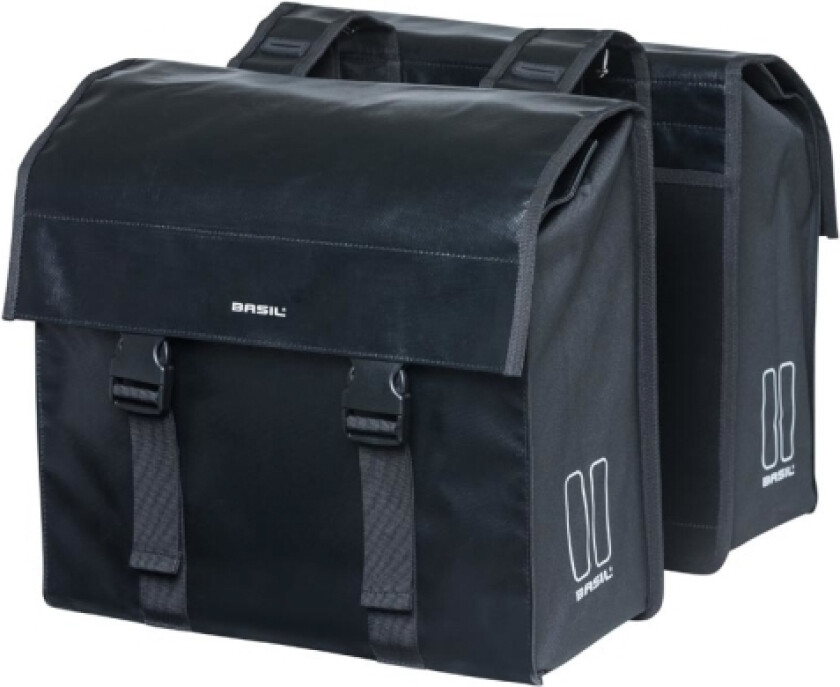 Basil Urban Load, Bakre, Sykkelveske, Polyester, Presenning, Sort, 48 L, 10 Kg