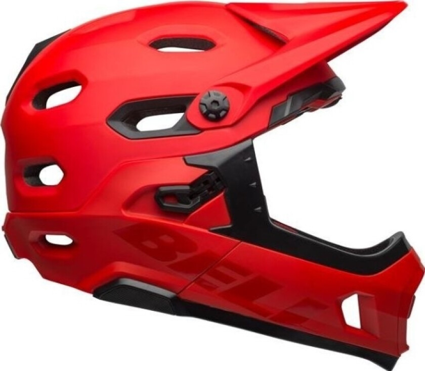 Full Face Helmet Super Dh Mips Spherical Matte Gloss Crimson Black Size S (52-56 Cm) (New)