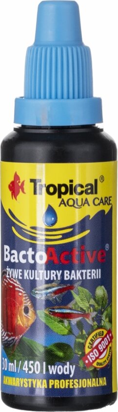 Bacto-Active - Levende Bakteriekulturer For Akvariet - 30 Ml