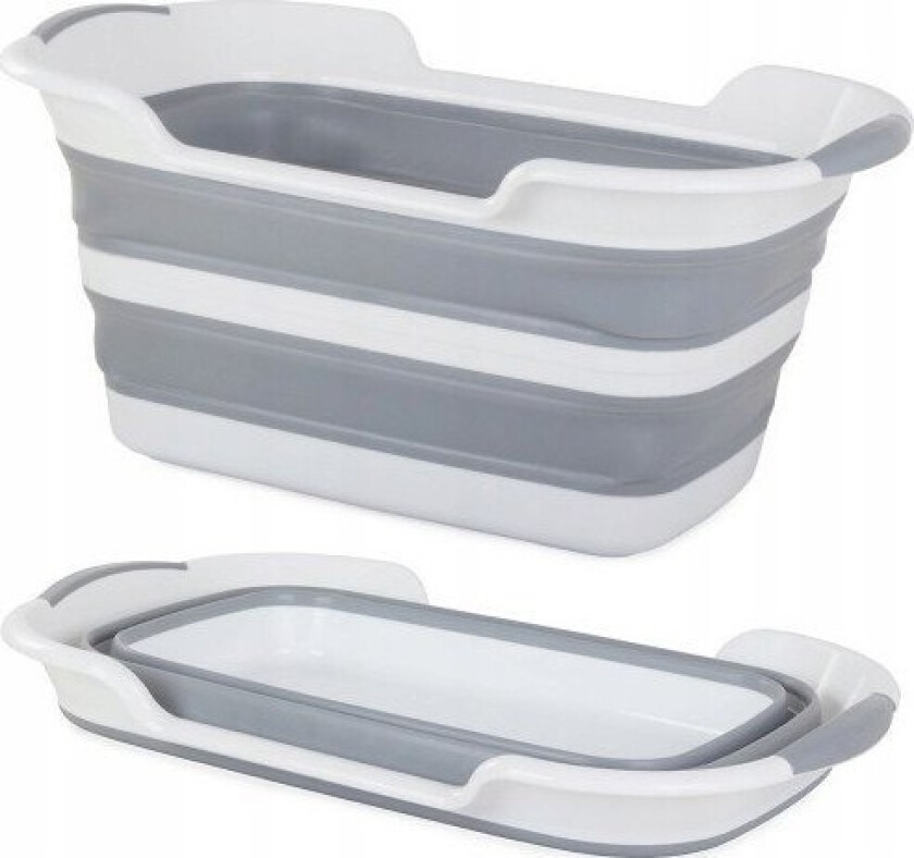 Skittentøyskurv Verk Sammenleggbar Silikonskål Med Universal Avløp