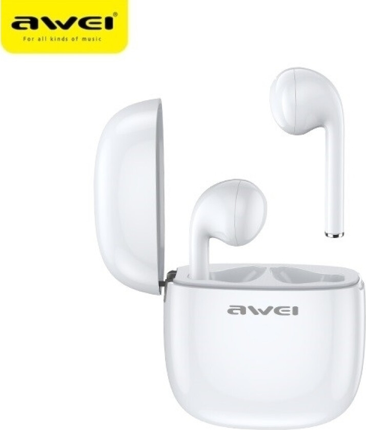 Suchawki Bluetooth 5.0 T28 Tws + Stacja Dokujca Biay/White