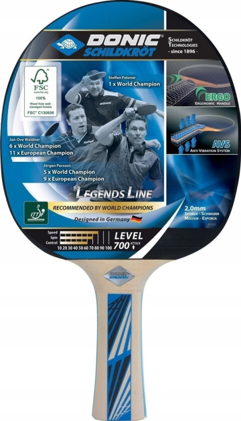 Bordtennisracket Legends 700