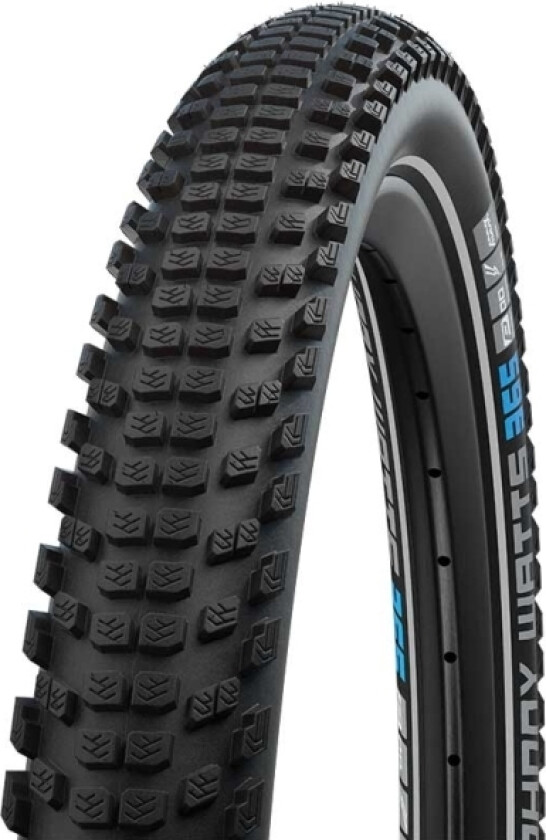 Johnny Watts 365 Non Folding Tire (60-584) Black, Addix 4Season, Dd, Greenguard, Psi Max:50 Psi, Yes, E-Bike Rating