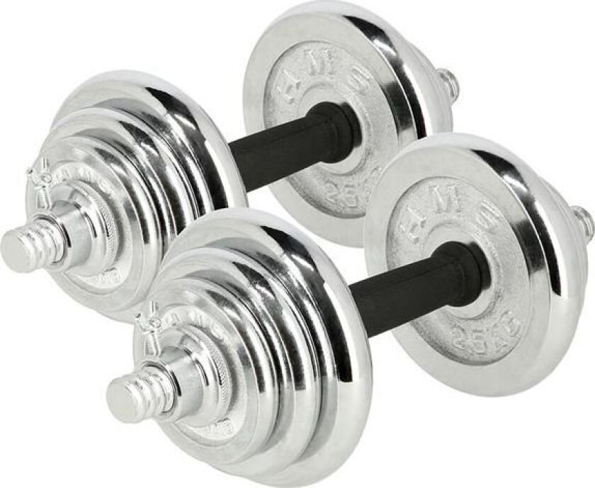 Dumbbell Hms Stc21 Barbells/Bar In Case Chrome 2X10kg Hms