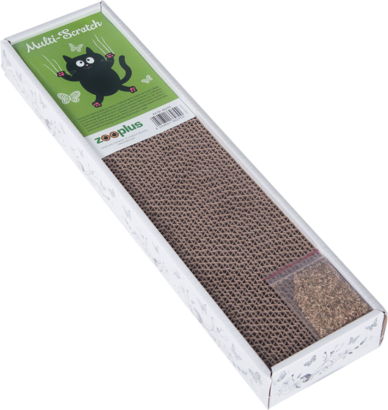 Klorematte Multi-Scratch i papp - L 47 x B 12 x H 5 cm (sommerfugl)