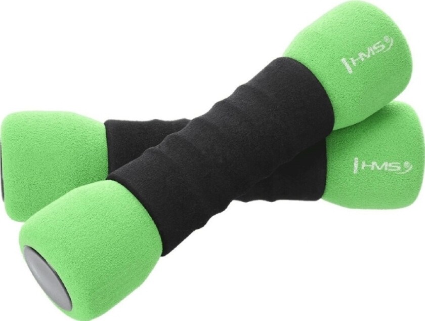 Hms Foam Dumbbells 2X1.5Kg Green (Cm07)