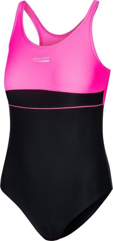 Aqua-Speed Girls' Badedrakt Emily Svart Aqua Speed Størrelse 152
