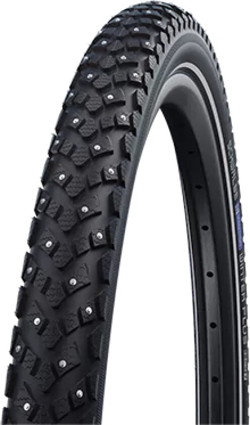 Marathon Winter Plus, 28", Mtb, Tubeless Ready, Alle Formål, Sort, 30 - 70 Psi