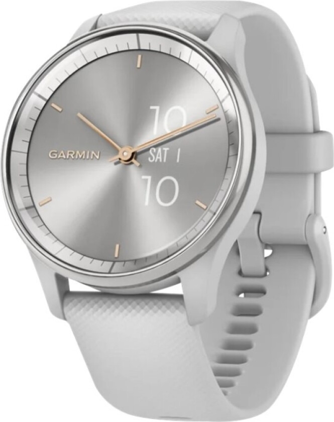 Vívomove Trend - 40 Mm - Disgrå - Smartklokke Med Bånd - Silikon - Håndleddstørrelse: 125-190 Mm - Monokrom - Bluetooth, Ant+ - 28.3 G