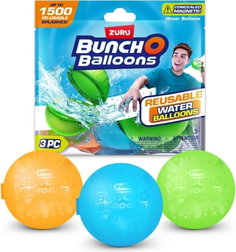 Zuru Bunch O Balloons 56592, Vannballonger, Flerfarget, 3 År