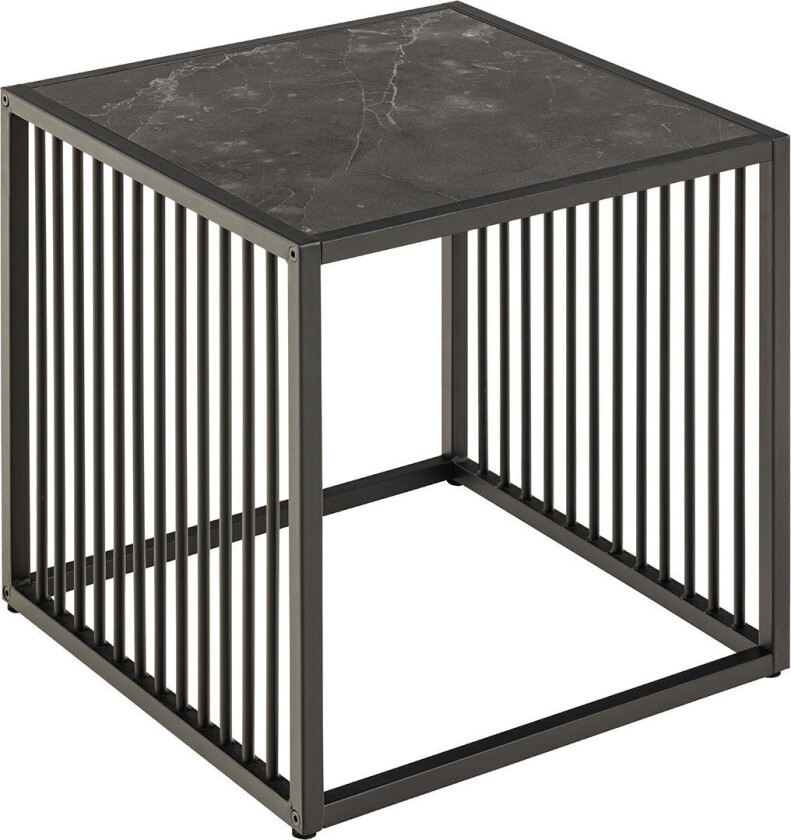 Strington sofabord sidebord marmor dekor svart.