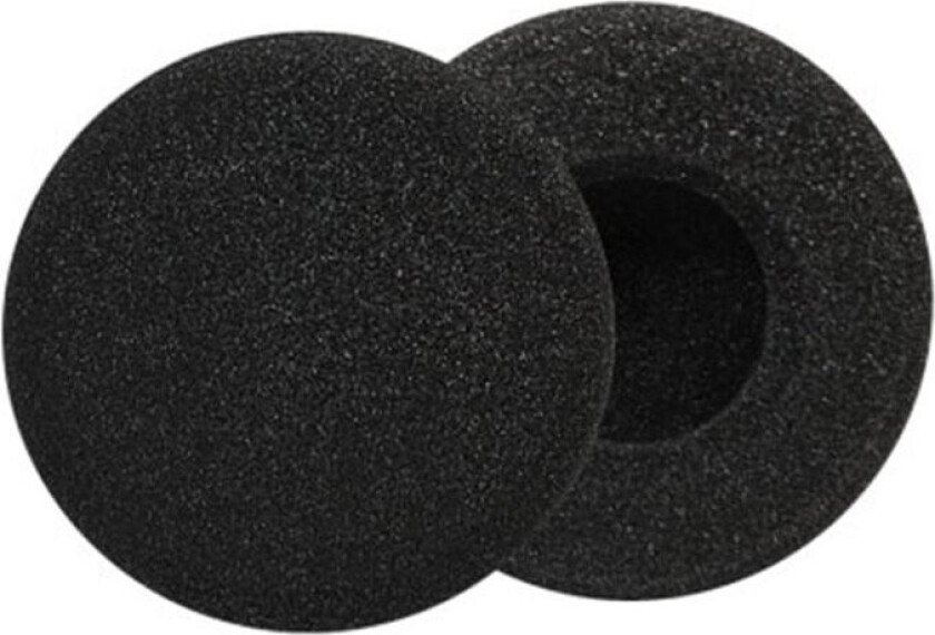 Plantronics H251 H261 Erstatningsøreputer - Svarte (Solid Type) - 2 stk.