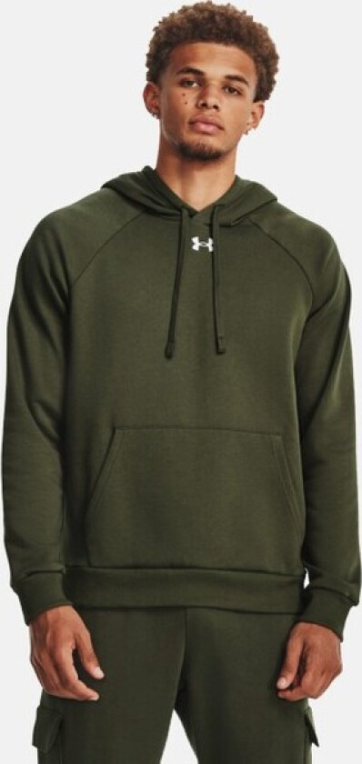 Bilde av Ua Rival Fleece Hoodie, Marine Od Green, 3xl,  Hoodies