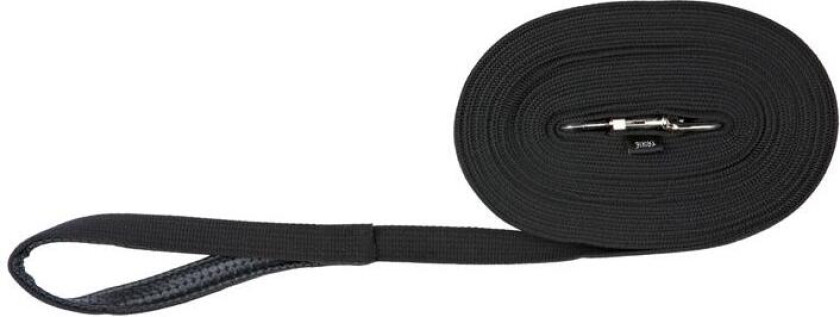 Sporline Langline Bomull Flat Sort 5 m