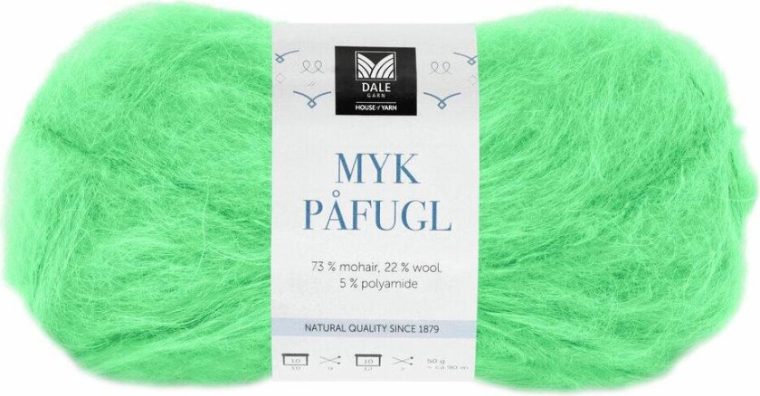 Dale Myk Påfugl 7956 Eplemint