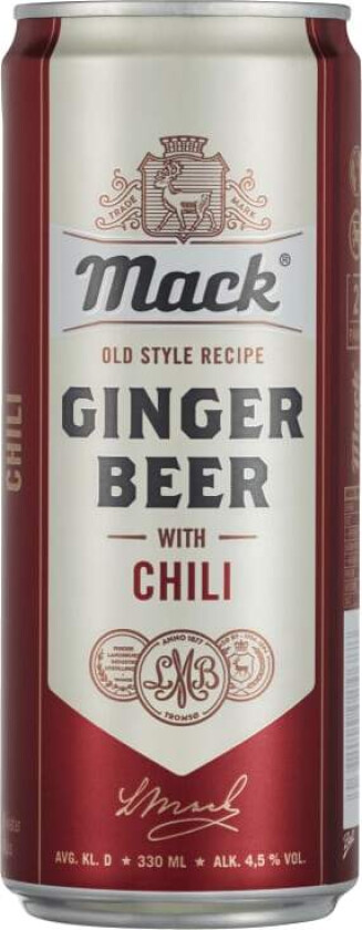 Mack Ginger Beer Chili 0,33l boks