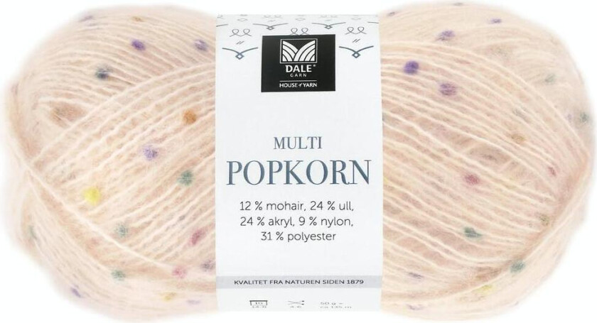 Dale Multi Popkorn 503 Pudderrosa