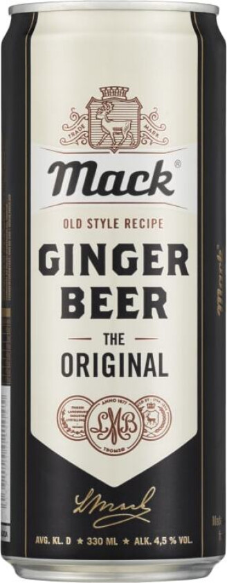 Mack Ginger Beer Original 0,33l boks