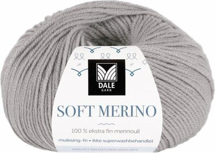 Dale Soft Merino 3035 Perlegrå