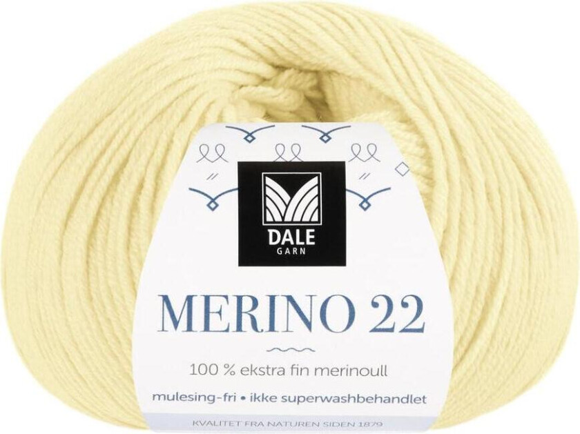 Dale Merino 22 2038 Lys gul