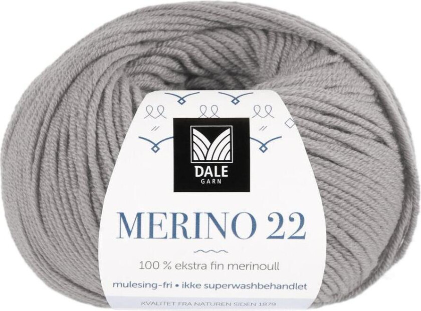 Dale Merino 22 2037 Perlegrå