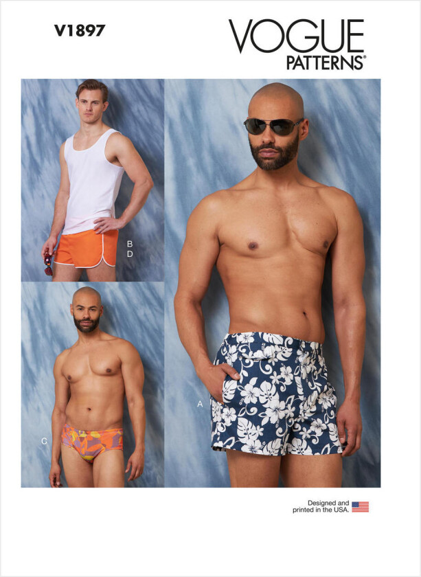 1897 - Badeshorts & Singlet XN (XL-XXL-XXXL)