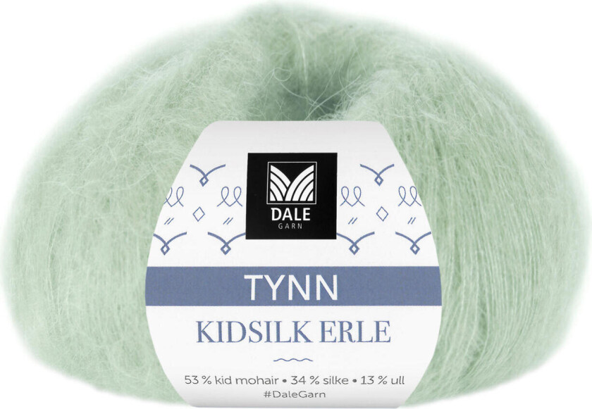 Dale Tynn Kidsilk Erle 4035 Mintgrønn