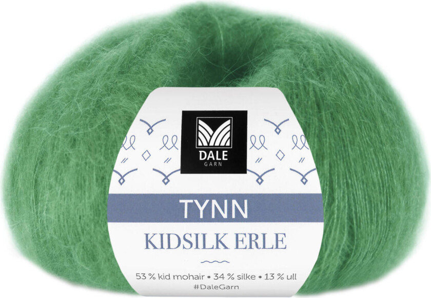 Dale Tynn Kidsilk Erle 4034 Skarp grønn