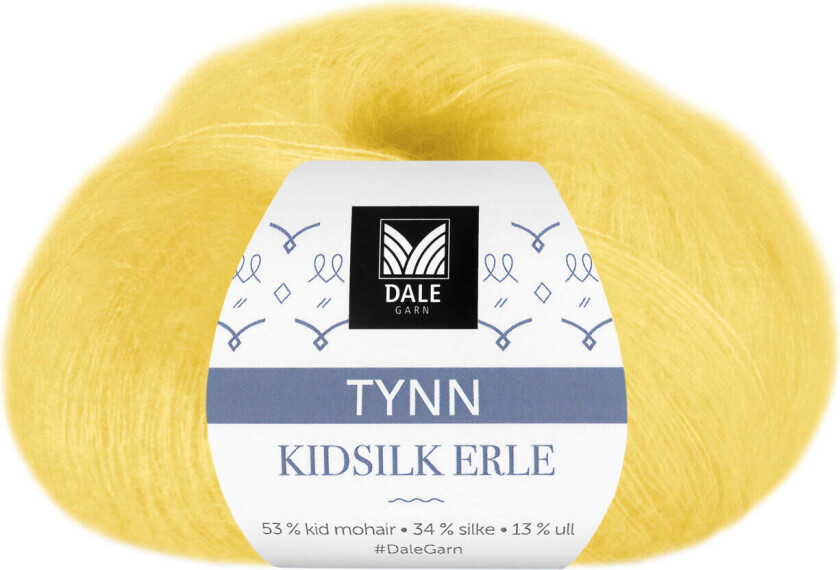 Dale Tynn Kidsilk Erle 4033 Gul