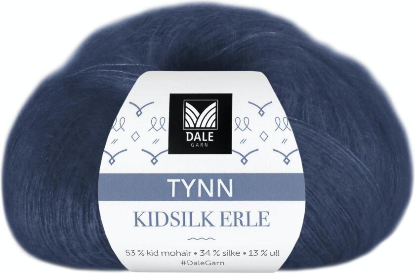 Dale Tynn Kidsilk Erle 4023 Mørk marine