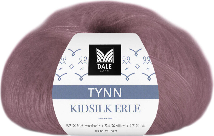 Dale Tynn Kidsilk Erle 4008 Mørk rose