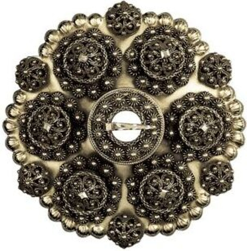 Bilde av Bolesølje Telemark i 830 antikkforgylt sølv, liten størrelse