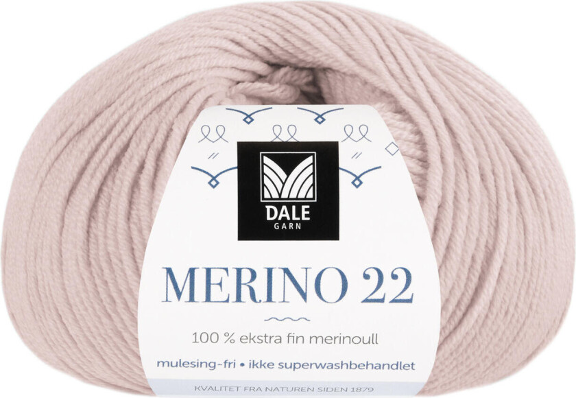 Dale Merino 22 2033 Pudderrosa