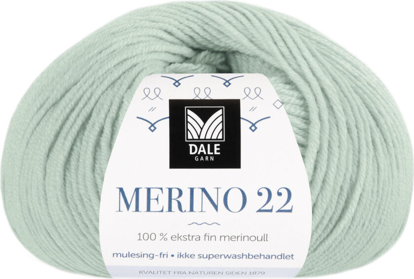 Dale Merino 22 2032 Mintgrønn