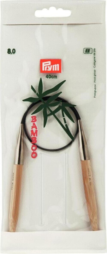 Rundpinner bambus 8,0 mm x 40 cm