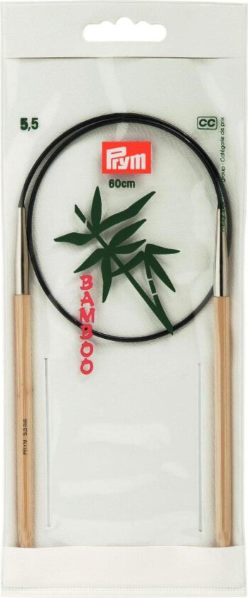 Rundpinner bambus 5,5 mm x 60 cm