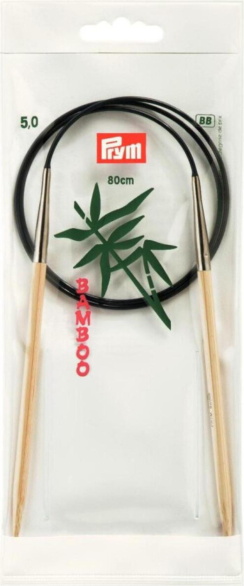 Rundpinner bambus 5,0 mm x 80 cm
