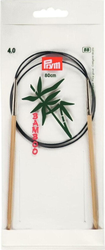 Rundpinner bambus 4,0 mm x 80 cm