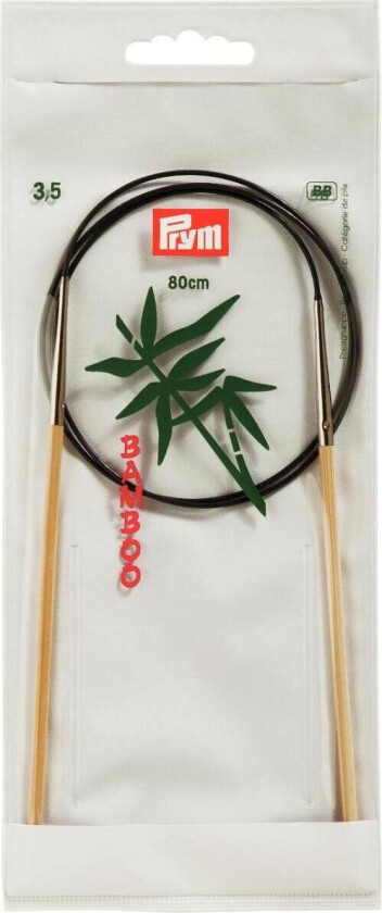 Rundpinner bambus 3,5 mm x 80 cm