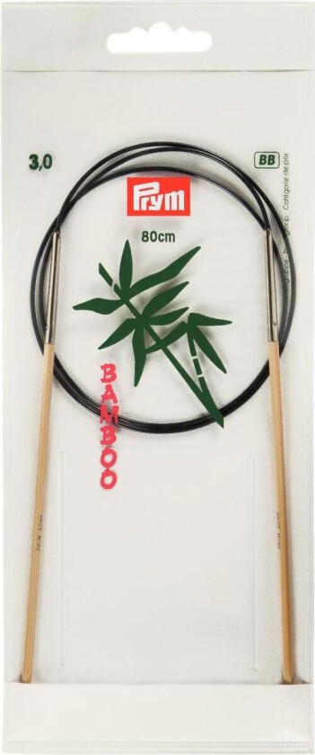 Rundpinner bambus 3,0 mm x 80 cm