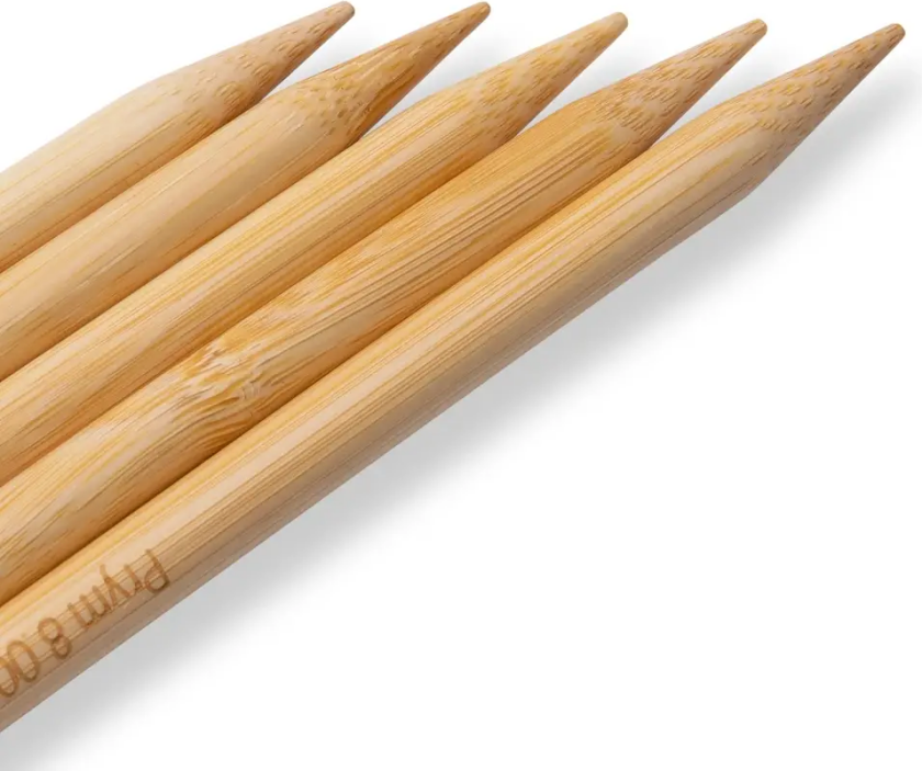 Strømpepinner bambus 8,00 mm x 20 cm