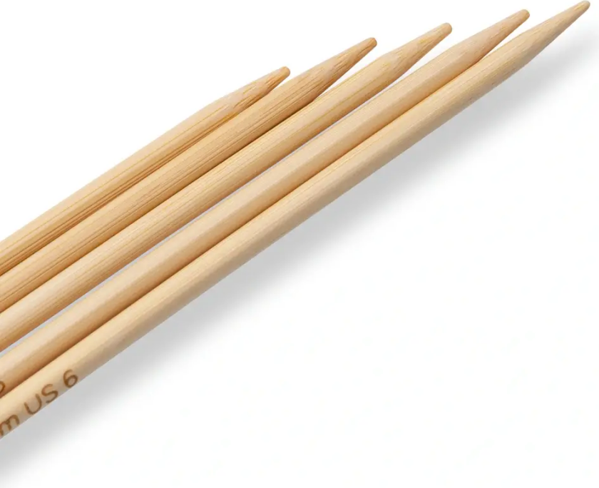 Strømpepinner bambus 4,00 mm x 20 cm