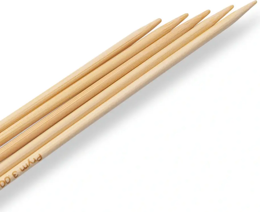 Strømpepinner bambus 3,00 mm x 20 cm