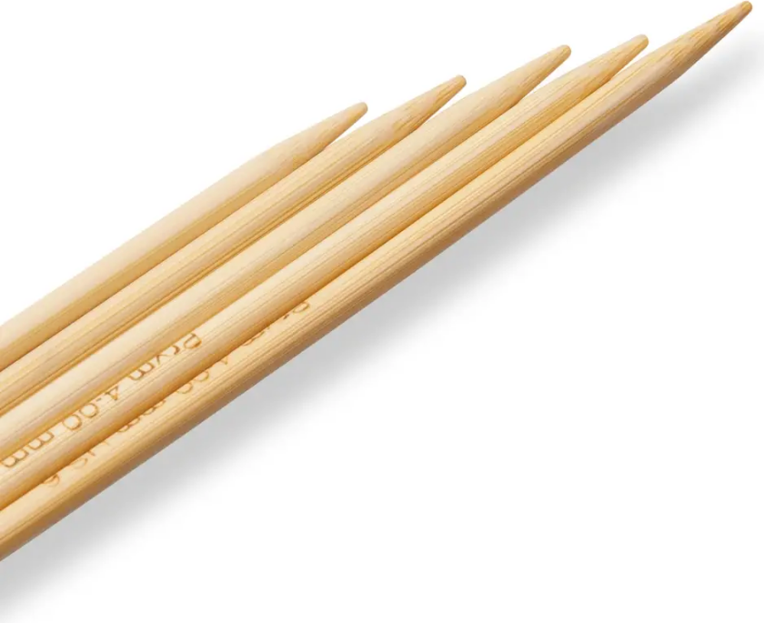Strømpepinner bambus 4,00 mm x 15 cm