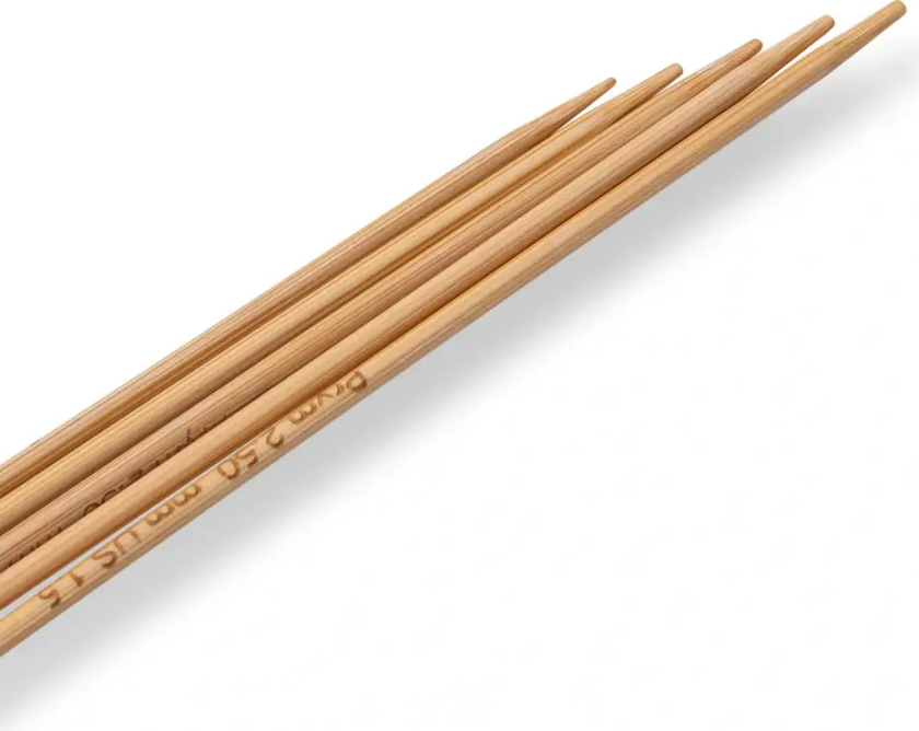 Strømpepinner bambus 2,50 mm x 15 cm