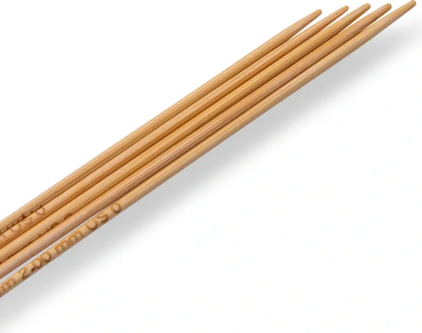 Strømpepinner bambus 2,00 mm x 15 cm