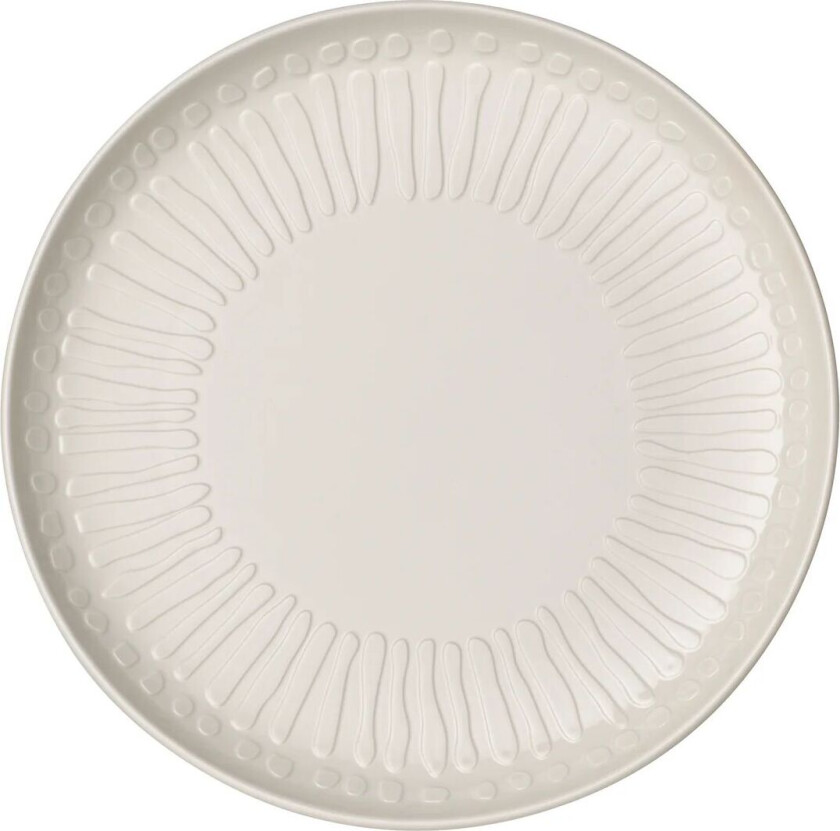 It's My Match Blossom tallerken 24 cm White