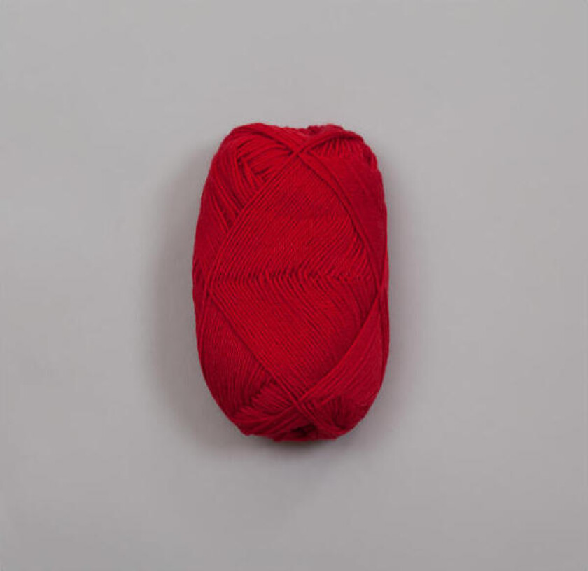 , Babygarn 35 Mørk rød