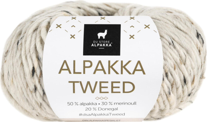 DSA , Alpakka Tweed garn 113 Natur