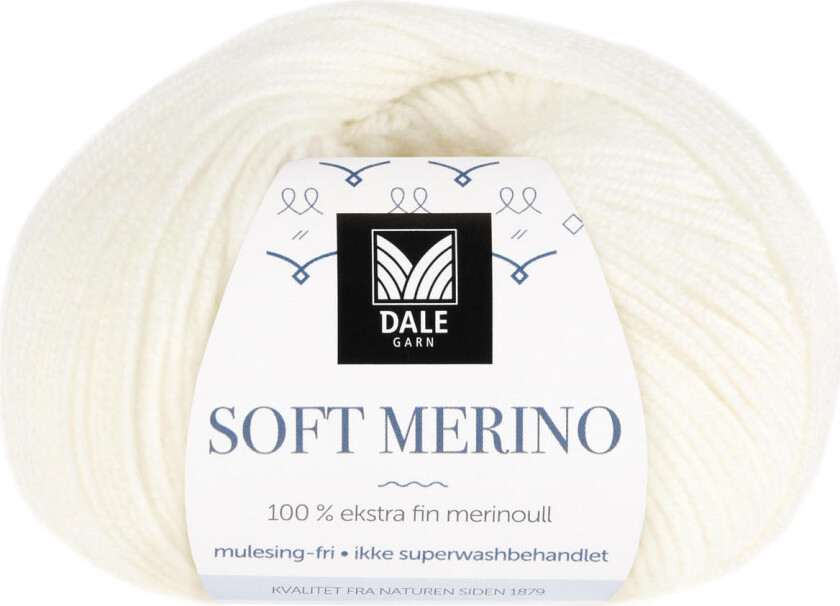 Dale Soft Merino 3001 Hvit